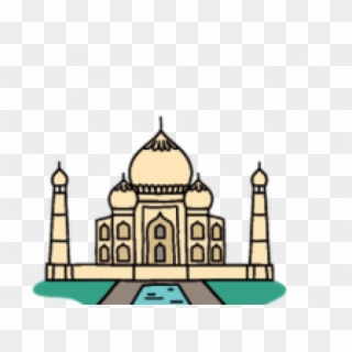 Taj Mahal Clipart Clip Art - Clipart Taj Mahal Cartoon - Png Download
