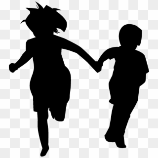 Family Silhouettes - Family Fun Run Png Clipart