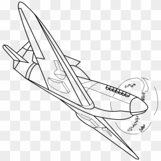 Clip Transparent Download Ww Plane Big Image Png - War Plane Drawing