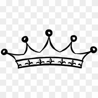 Png File Size - Black And White Crown Png Clipart