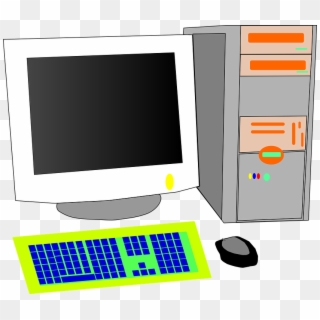 Pc Clipart Small Computer - Pc Clip Art - Png Download