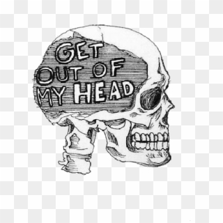 500 X 680 6 - Get Out Of My Head Skull Clipart