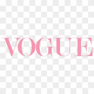 Vogue Tumblr Quotes & Sayings Ftestickers Pink - Pink Vogue Logo Transparent Clipart