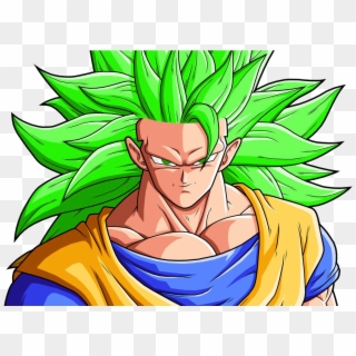 Goku Clipart Ssj God - Super Saiyan Green 3 - Png Download