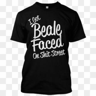 I Got Beale Faced On Shirt Street - Craft White Noise And Black Metal Clipart