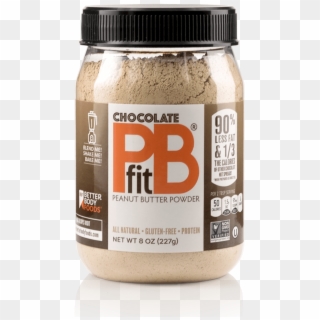 8 Oz Chocolate Peanut Protein Powder Container - Pb Fit Clipart