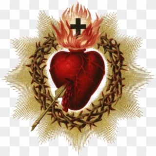 Sacred Heart Png Picture - Sacred Heart Of Jesus Png Clipart