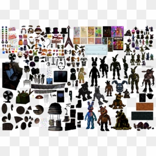 Fnaf Photoshop Resources Clipart Five Nights At Freddy's - Png Download