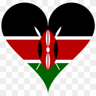Heart, Love, Flag, Shield, Spear, Spears, East Africa - Alliance In Motion Global Kenya Logo Clipart