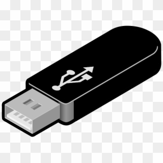 Memory Cliparts - Flash Drive - Png Download