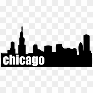 Skyline Clip Art City Silhouette Transprent Png - Chicago Transparent Png