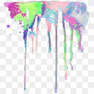 Png Leak Liquid Watercolor Colorful Splash Overlay Clipart