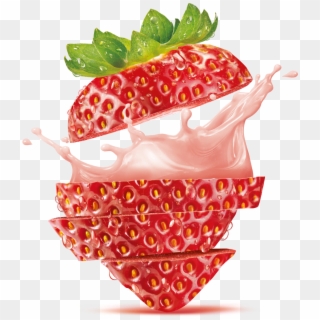 Juice Clipart Mixed Fruit - Strawberry Juice Splash Png Transparent Png