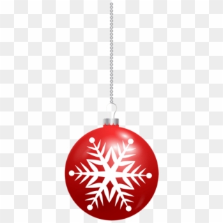 Christmas Ball With Snowflake Png - Silver Christmas Snowflake Png Clipart