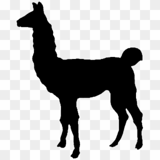 Llama Emblem Bo - Silhueta Golden Retriever Clipart