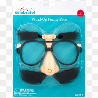 Wind-up Funny Face - Diving Mask Clipart