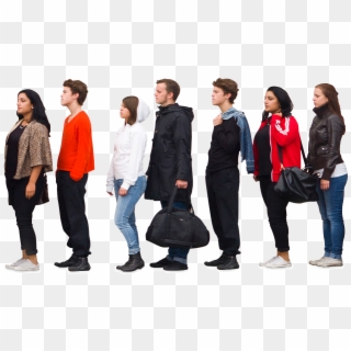 Point Of Sale Solutions - People In The Queue Png Clipart