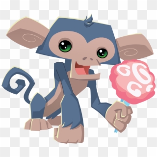 Cotton Candy Png - Animal Jam Play Wild Monkey Clipart