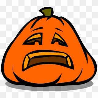 Pumpkin Clipart Jack O Lantern Sprite - Sad Jack O Lantern Clipart - Png Download