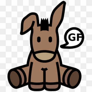 This Free Icons Png Design Of Iconified Donkey Clipart