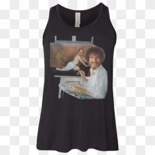 Bob Ross Painting Is My Hobby Shirt Youth Flowy Racerback - Bob Ross Painting George Costanza Clipart