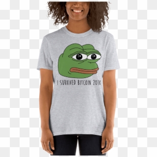 Feelsbadman Bitcoin 2018 Bear Market Short Sleeve Unisex - T-shirt Clipart