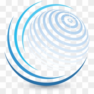 Circle Png Transparent - 3d Globe Logo Design Clipart