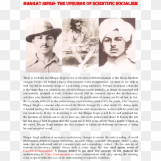 Pdf - Bhagat Singh Original Clipart