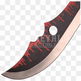 Blood Drip Fantasy Short Sword - Throwing Knife Clipart
