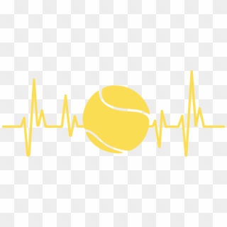 Heartbeat Tennis - Basketball Lovers Clipart