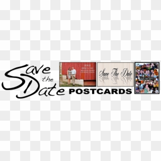 Save The Date Cards - Calligraphy Clipart