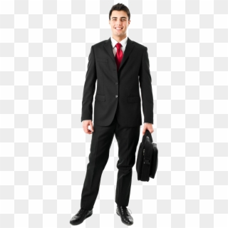 Businessman With Briefcase Png - Business Man Clipart