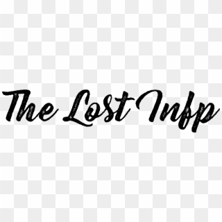 The Lost Infp - Calligraphy Clipart