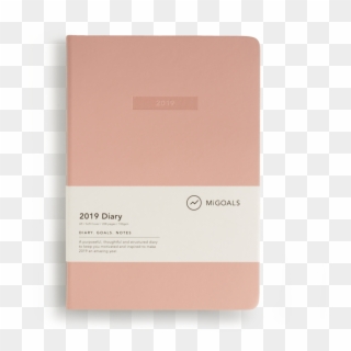 Mi Goals - 2019 Diary - A5 - Soft Cover - Coral , Clipart