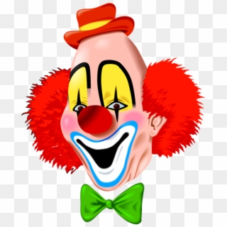 Clown's Png Image Mail Art, Circus Theme, Circus Clown, - Transparent Background Clown Clipart
