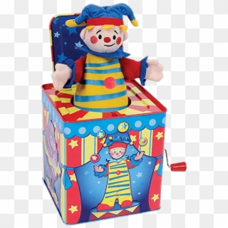 Circus Clown Jack In The Box - Silly Circus Jack In The Box Clipart