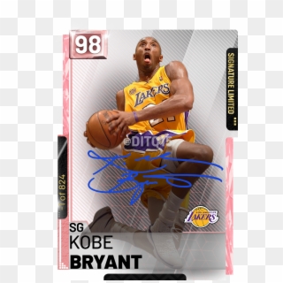 Kobe Bryant Signature Series Promo/cards - Shoot Basketball Clipart