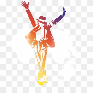 Michael Jackson Clipart Cookie - Michael Jackson Silueta Colores - Png Download