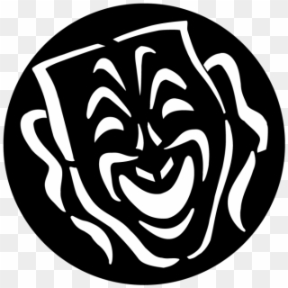 Theatre Mask Gobo , Png Download - Theatre Mask Gobo Clipart