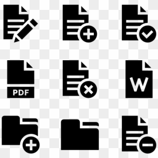 Solid Files And Folders - Navigation Icons Clipart