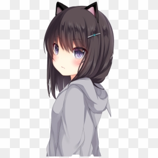 Anime Cat Girl Kawaii , Png Download Clipart