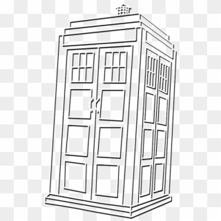 Doctor Who Craft, Black Shadow, Cap Ideas, Geronimo, - Black And White Tardis Png Clipart