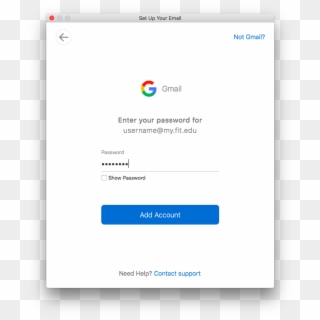 Click "continue," Then Enter Your Google Applications - Google Clipart