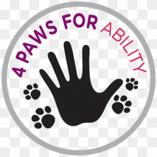 Dog Paws Png - 4 Paws For Ability Logo Clipart