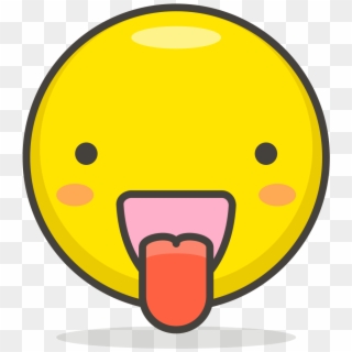 038 Face With Tongue - Wow Face Emoji Png Clipart
