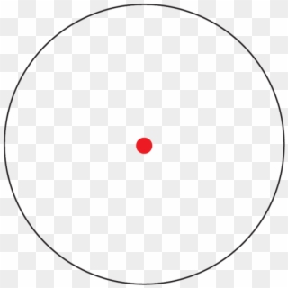 Bushnell Tac Optics Big Dot 1x37mm 3 Moa Reticle Red - Circle Clipart