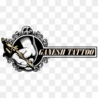 Welcome To Ganesh Tatto Studio - Logo Tattoo Machine Png Clipart