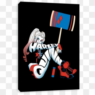 Harley Quinn Vol 6 Black White And Red All Over Clipart