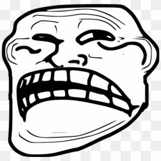 Troll Face Png - Sad Troll Face Gif Clipart - Large Size Png Image - PikPng
