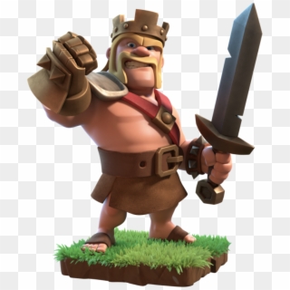 Clash Of Clans Clipart Barbarian King - Rei Bárbaro - Png Download